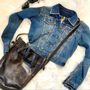 Coach Vintage Bucket Bag Crossbody Black Medium